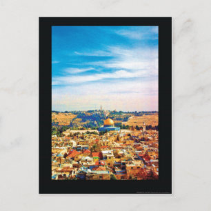Jerusalem Postkarte