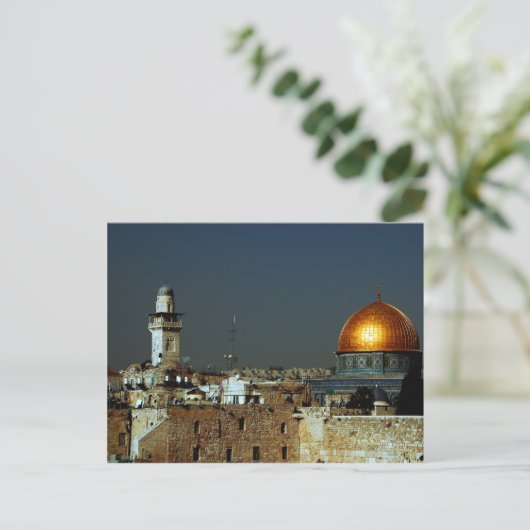 Jerusalem Postkarte (Stehend Vorderseite)