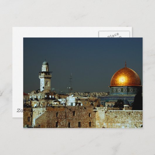 Jerusalem Postkarte (Vorne/Hinten)