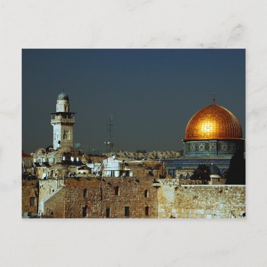 Jerusalem Postkarte (Vorderseite)