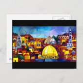 Jerusalem Postkarte (Vorne/Hinten)