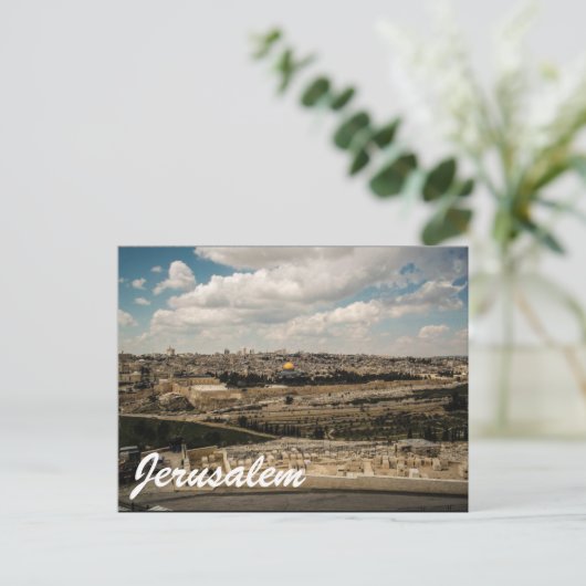 Jerusalem Postkarte (Stehend Vorderseite)