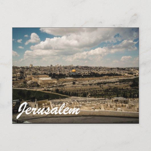 Jerusalem Postkarte (Vorderseite)