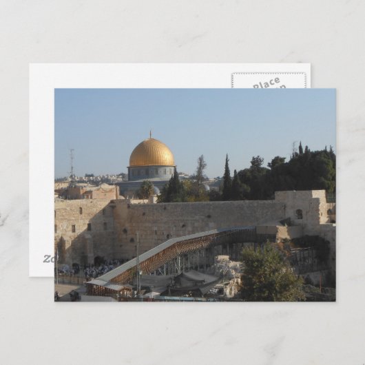 Jerusalem Postkarte (Vorne/Hinten)