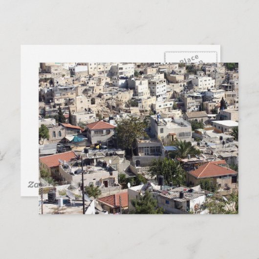Jerusalem Postkarte (Vorne/Hinten)