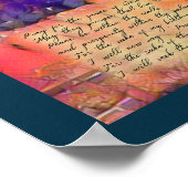 Jerusalem Psalm 122 Pray for Peace Canvas Print Poster (Ecke)