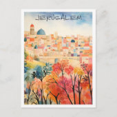 Jerusalem Reise Postkarte (Vorderseite)