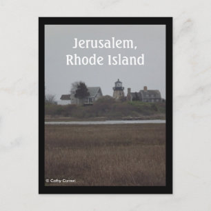 Jerusalem, Rhode Island Postcard Postkarte