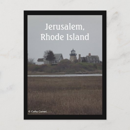 Jerusalem, Rhode Island Postcard Postkarte (Vorderseite)