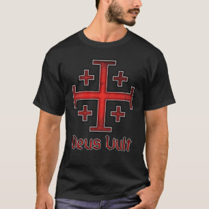 Jerusalem Ritter Templer Kreuzfahrer Kreuz Christl T-Shirt