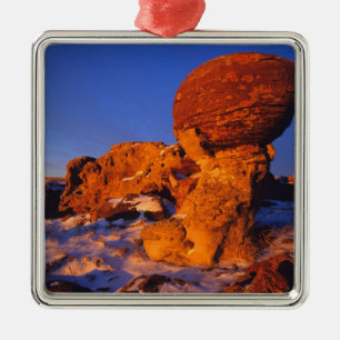 Jerusalem Rocks im Winter in der Nähe von Sweetgra Silbernes Ornament