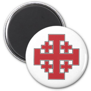 Jerusalem Rotes Kreuz Magnet