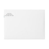 Jerusalem-Rücksendeadressen-Aufkleber (Vorderseite)