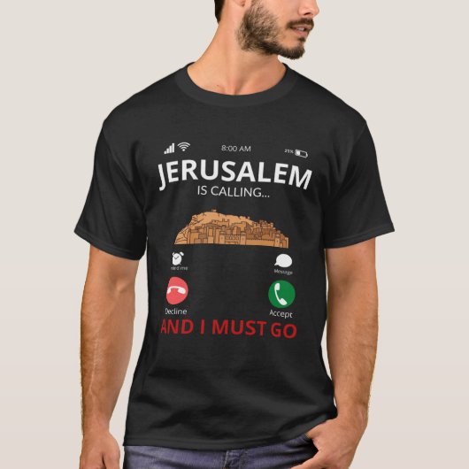 Jerusalem ruft T-Shirt (Vorderseite)