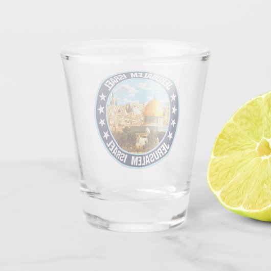 Jerusalem Schnapsglas (Rückseite)