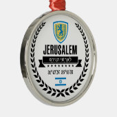 Jerusalem Silbernes Ornament (Rechts)