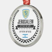 Jerusalem Silbernes Ornament (Links)