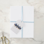 Jerusalem Skyline Geschenkanhänger (Mit Garn)