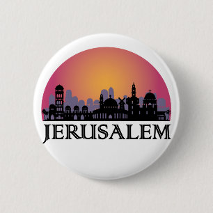 Jerusalem Skyline - Israel Travel Button