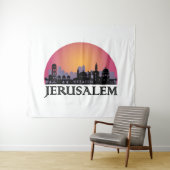 Jerusalem Skyline - Israel Travel Wandteppich (Beispiel (Horizontal))