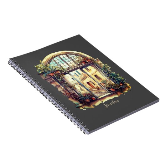 Jerusalem Spiral Foto Notebook Notizblock (Rechte Seite)