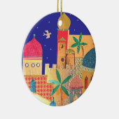 Jerusalem-Stadt-bunte Kunst Keramikornament (Rechts)