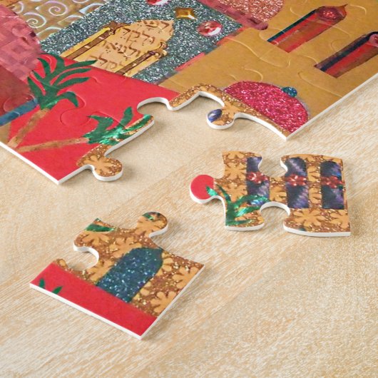 Jerusalem-Stadt-bunte Kunst Puzzle (Seite)