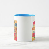Jerusalem-Stadt-bunte Kunst Tasse (Zentrum)