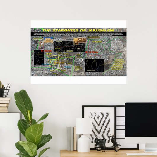 Jerusalem Stargates Poster (Heimbüro)