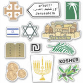 Jerusalem Sticker Pack Reisejournal Starter Kit (Vorderseite)