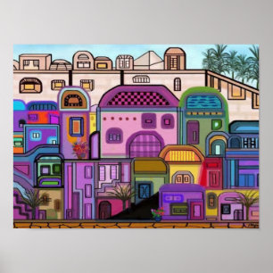 Jerusalem Tapestry Poster