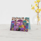 Jerusalem Tapestry Rosh Hashanah Card Karte (Gelbe Blume)