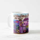 Jerusalem-Tapisserie-Tasse Kaffeetasse (Vorderseite Links)