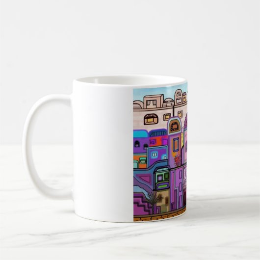Jerusalem-Tapisserie-Tasse Kaffeetasse (Links)