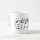 Jerusalem-Tasse Kaffeetasse (Vorderseite Links)