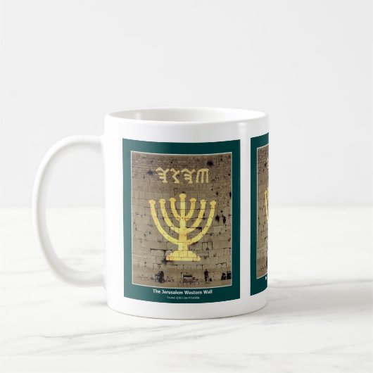 Jerusalem Tasse "Western Wall" (Links)