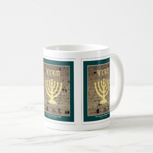 Jerusalem Tasse "Western Wall" (VorderseiteRechts)