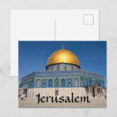 Jerusalem Tempel Berg Israel Postkarte (Vorne/Hinten)