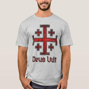 Jerusalem Tempelritter Kreuzfahrer Kreuz Christlic T-Shirt