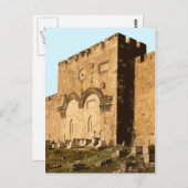 Jerusalem - Tor der Barmherzigkeit Postkarte (Vorne/Hinten)