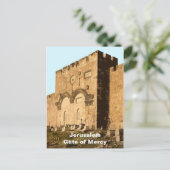 Jerusalem - Tor der Barmherzigkeit Postkarte (Stehend Vorderseite)