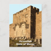 Jerusalem - Tor der Barmherzigkeit Postkarte (Vorderseite)