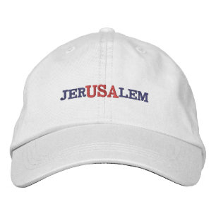 Jerusalem USA Bestickte Baseballkappe