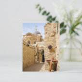 Jerusalem Via Dolorosa Station IX des Kreuzes Postkarte (Stehend Vorderseite)