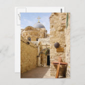 Jerusalem Via Dolorosa Station IX des Kreuzes Postkarte (Vorne/Hinten)