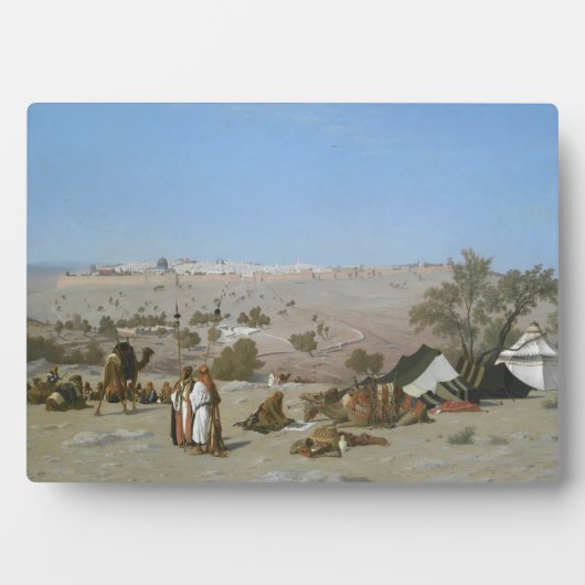 Jerusalem vom Berg der Oliven | 1880 Fotoplatte (Vorderseite)