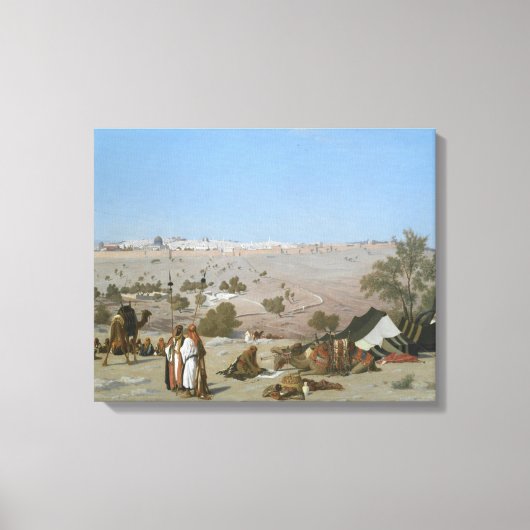 Jerusalem vom Berg der Oliven | 1880 Leinwanddruck (Vorderseite)