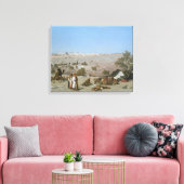 Jerusalem vom Berg der Oliven | 1880 Leinwanddruck (Insitu (Wohnzimmer))