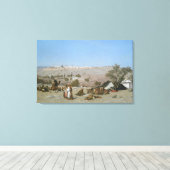 Jerusalem vom Berg der Oliven | 1880 Leinwanddruck (Insitu (Holzboden))