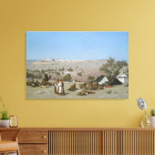 Jerusalem vom Berg der Oliven | 1880 Leinwanddruck (Insitu (Wohnzimmer))